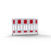 Schake EURO | panel fence | film RA2/B, red / white | length: 1,60 m | with lamp adapter